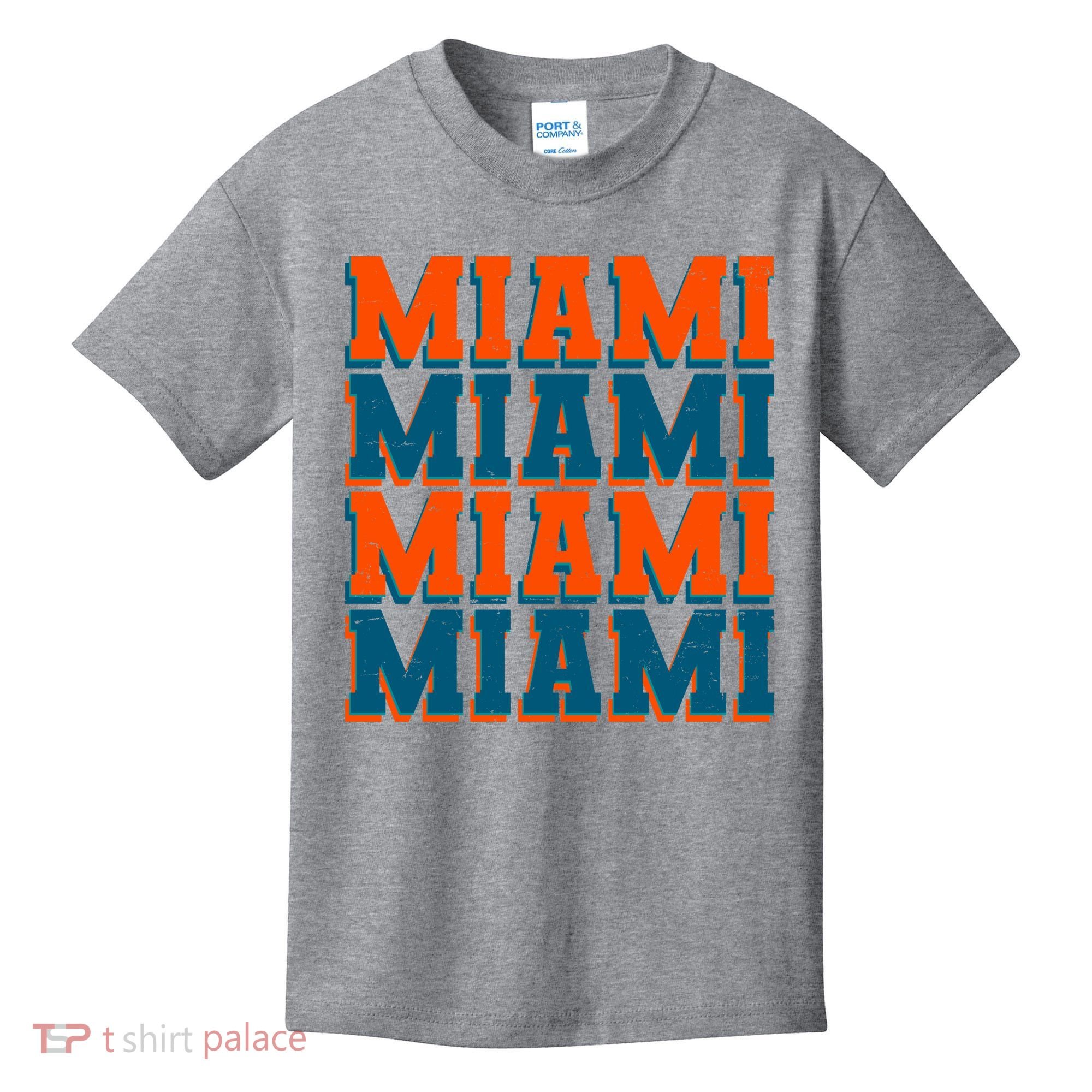 Varsity Miami Sports Football Kids T-Shirt