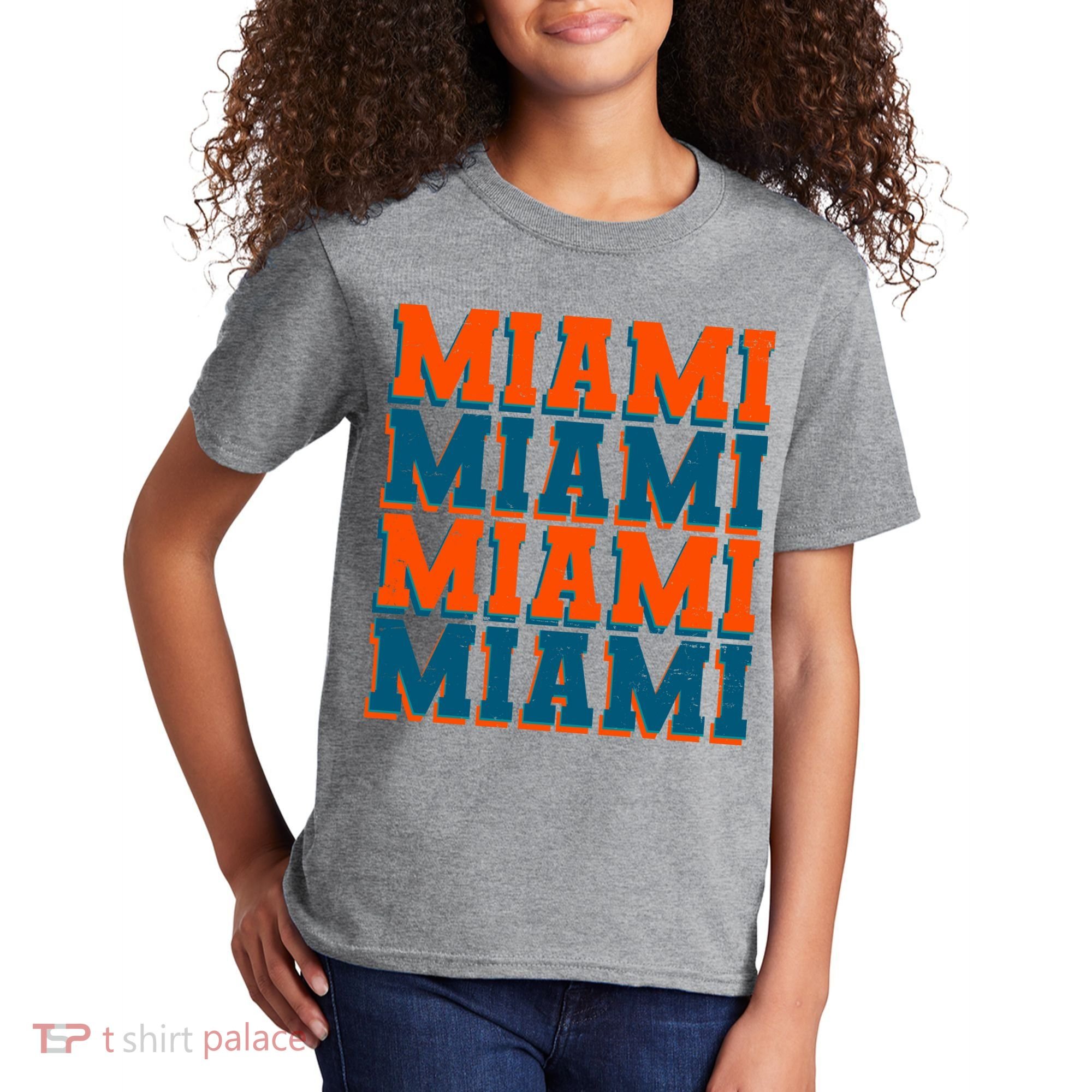 Varsity Miami Sports Football Kids T-Shirt