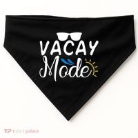 Vacay Mode Summer Vacation USA-Made Doggie Bandana thumb 0