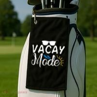 Vacay Mode Summer Vacation Golf Towel thumb 2