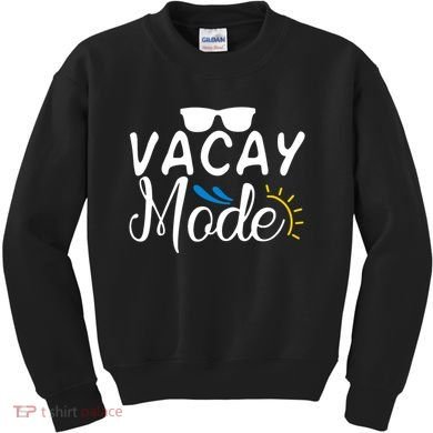 Vacay Mode Summer Vacation Kids Sweatshirt