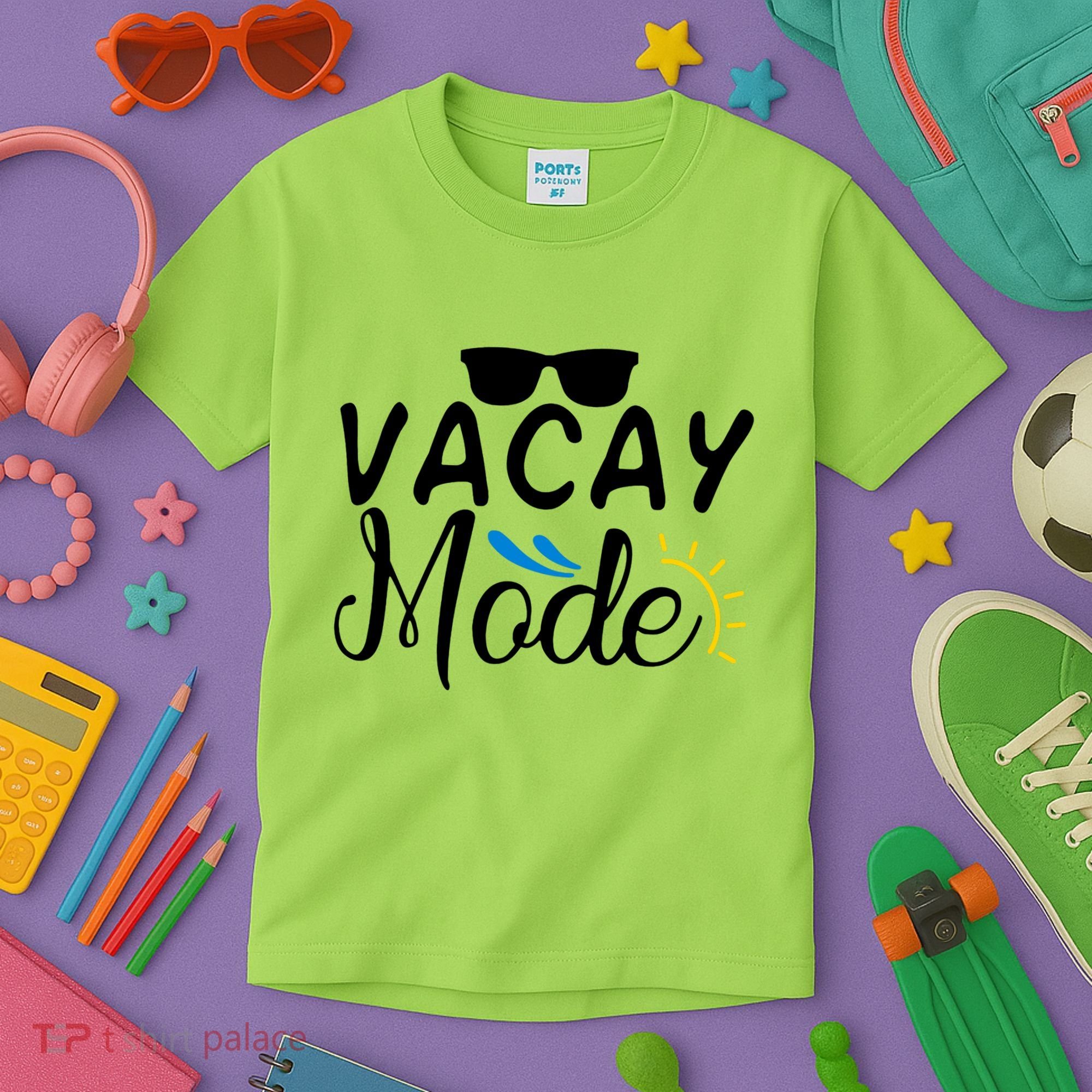 Vacay Mode Summer Vacation Kids T-Shirt