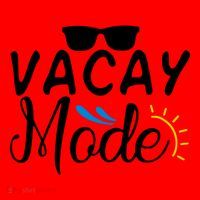 Vacay Mode Summer Vacation Santa Hat thumb 1