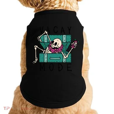 Vacay Mode Skeleton Doggie Tank