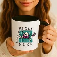 Vacay Mode Skeleton Coffee Mug thumb 3
