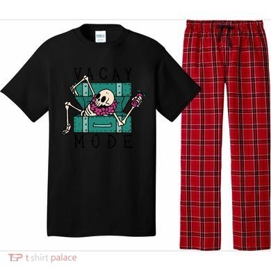 Vacay Mode Skeleton Pajama Set