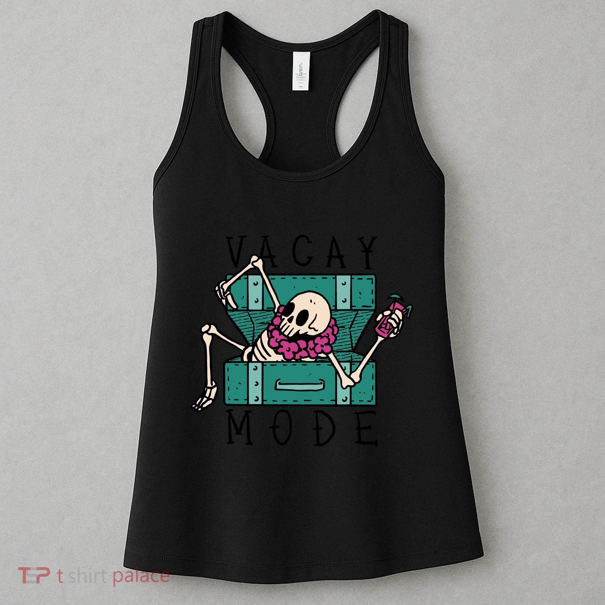 Vacay Mode Skeleton Women's Tank Top