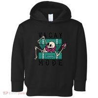 Vacay Mode Skeleton Toddler Hoodie thumb 0