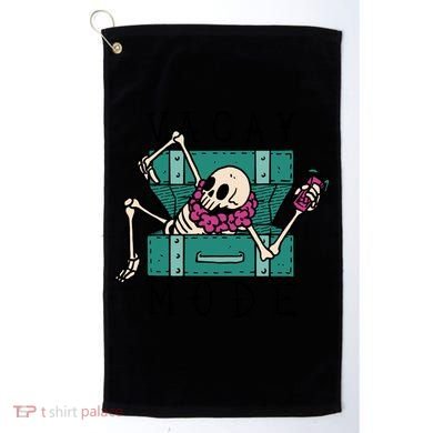 Vacay Mode Skeleton Golf Towel
