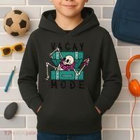 Vacay Mode Skeleton Kids Hoodie thumb 2