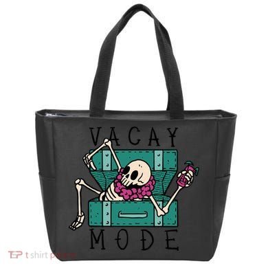 Vacay Mode Skeleton Tote Bag