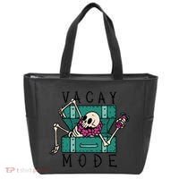 Vacay Mode Skeleton Tote Bag thumb 0
