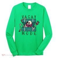 Vacay Mode Skeleton Long Sleeve Shirt thumb 0