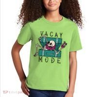 Vacay Mode Skeleton Kids T-Shirt thumb 2