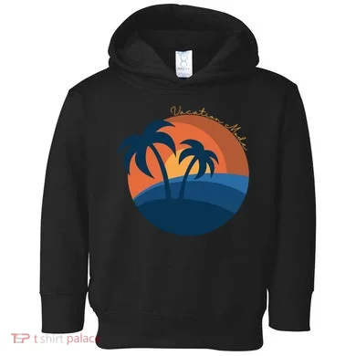 Vacation Mode Sunset Beach Toddler Hoodie