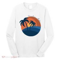 Vacation Mode Sunset Beach Long Sleeve Shirt thumb 0