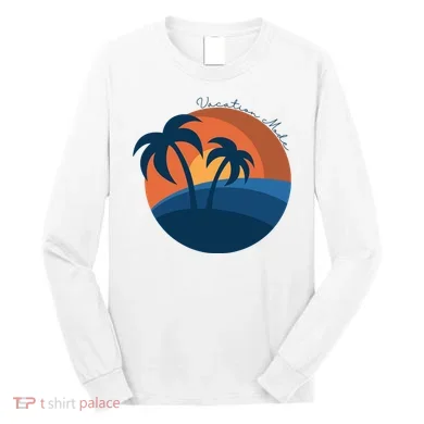 Vacation Mode Sunset Beach Long Sleeve Shirt