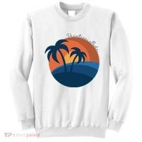 Vacation Mode Sunset Beach Sweatshirt thumb 0
