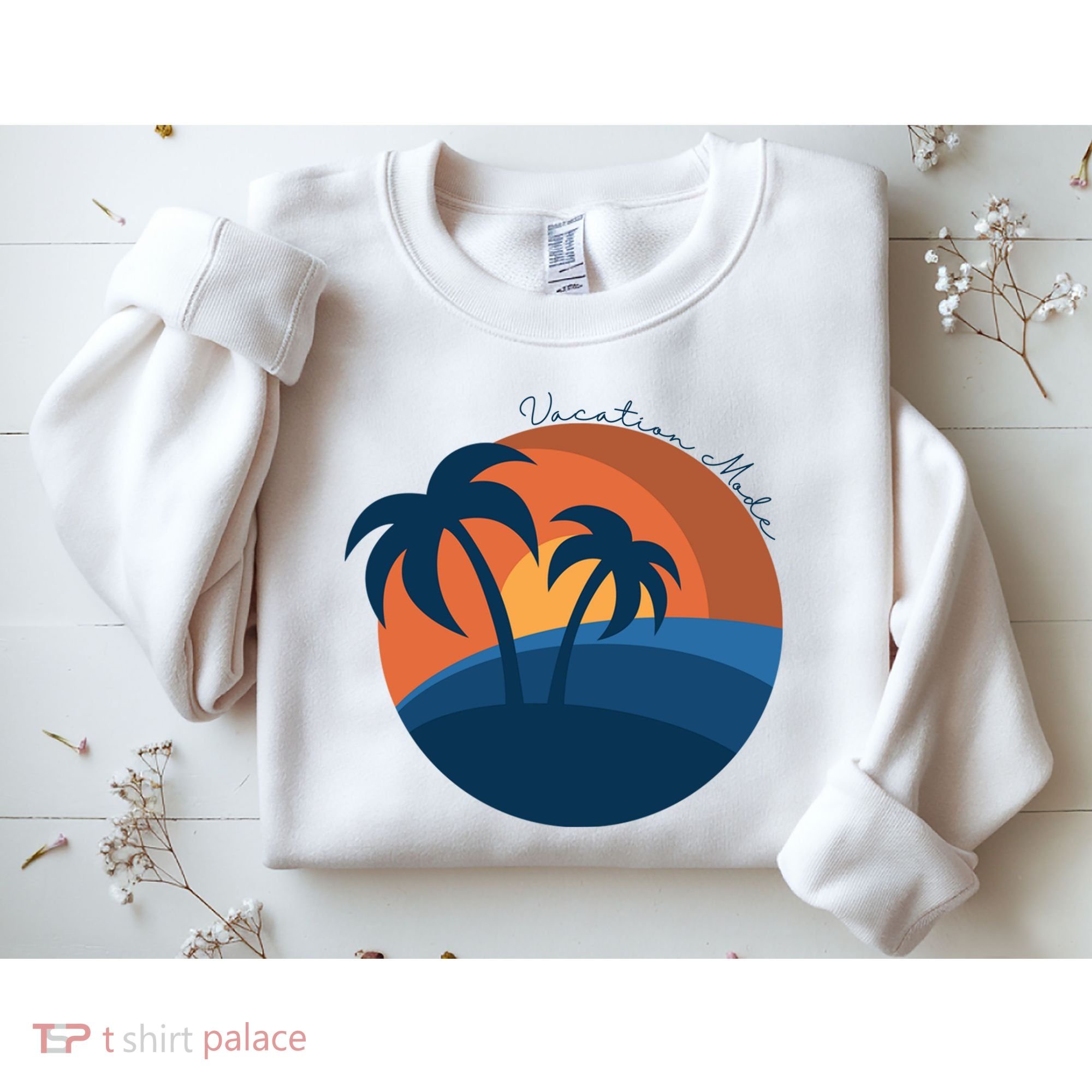 Vacation Mode Sunset Beach Sweatshirt