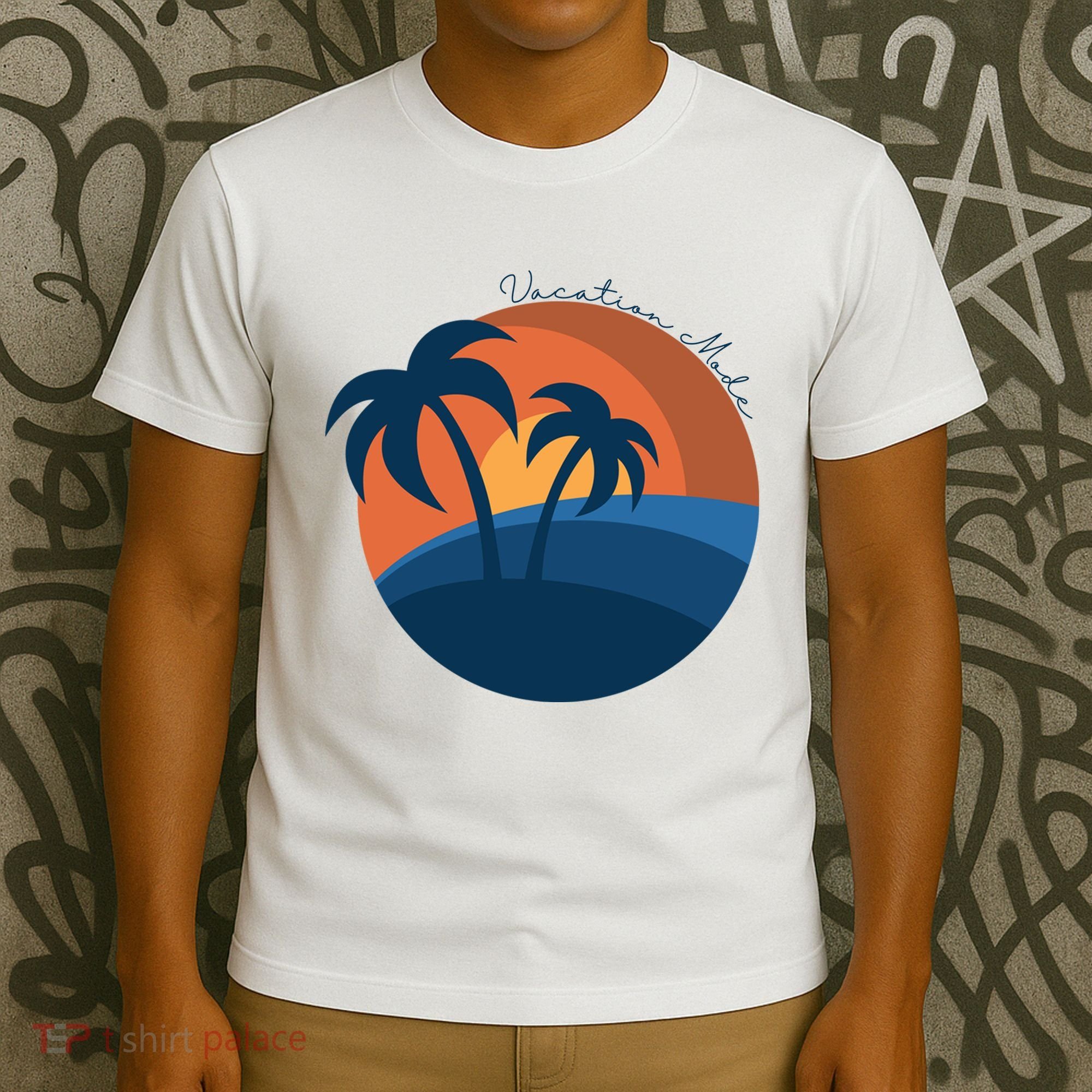 Vacation Mode Sunset Beach T-Shirt