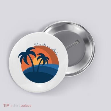 Vacation Mode Sunset Beach Button
