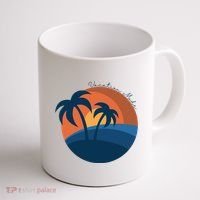 Vacation Mode Sunset Beach Coffee Mug thumb 1