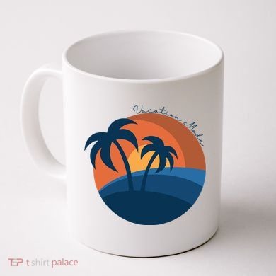 Vacation Mode Sunset Beach Coffee Mug