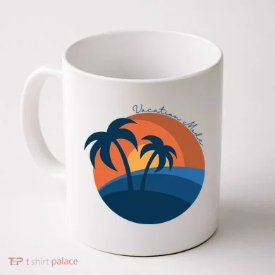 Vacation Mode Sunset Beach Coffee Mug