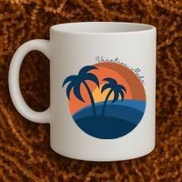 Vacation Mode Sunset Beach Coffee Mug thumb 2
