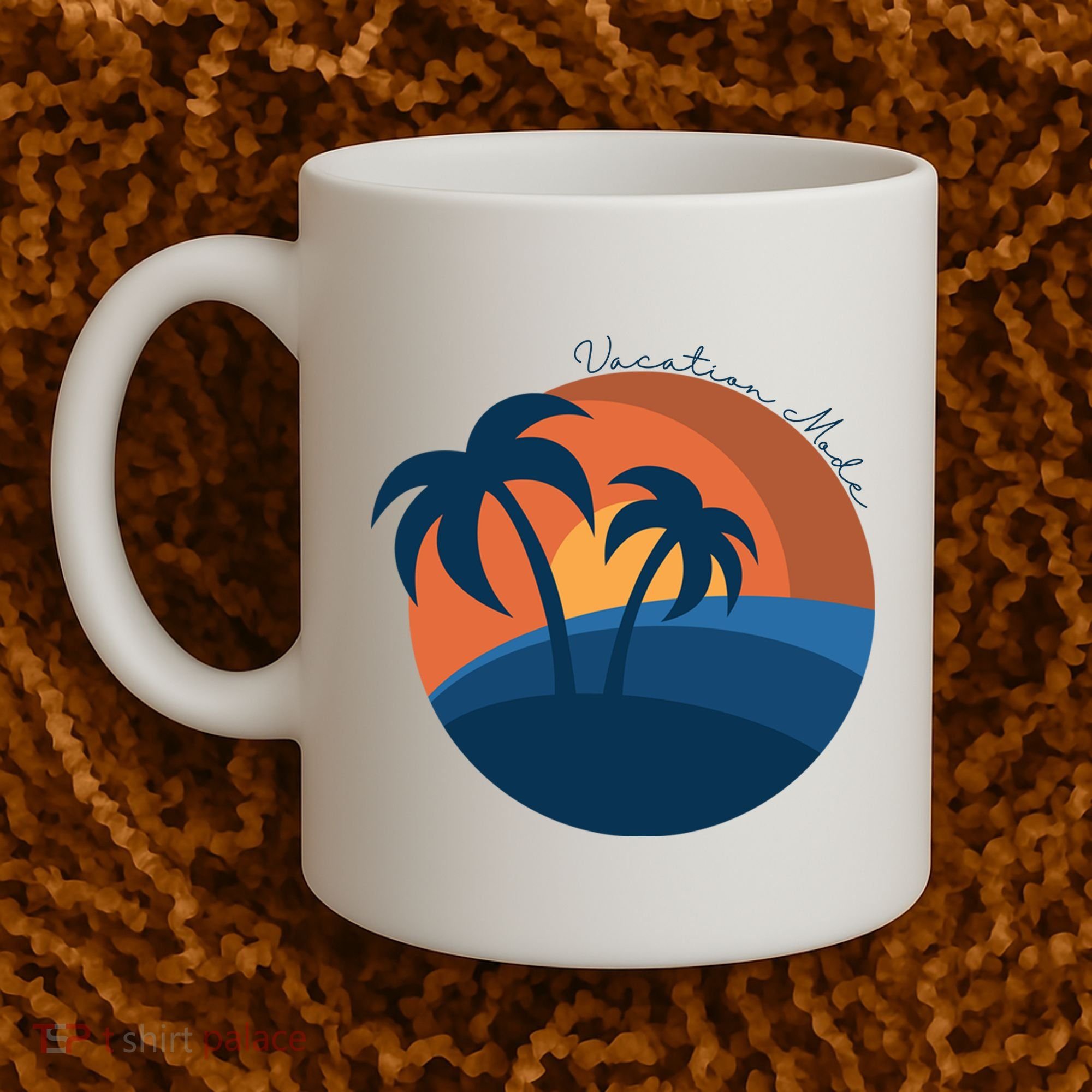 Vacation Mode Sunset Beach Coffee Mug