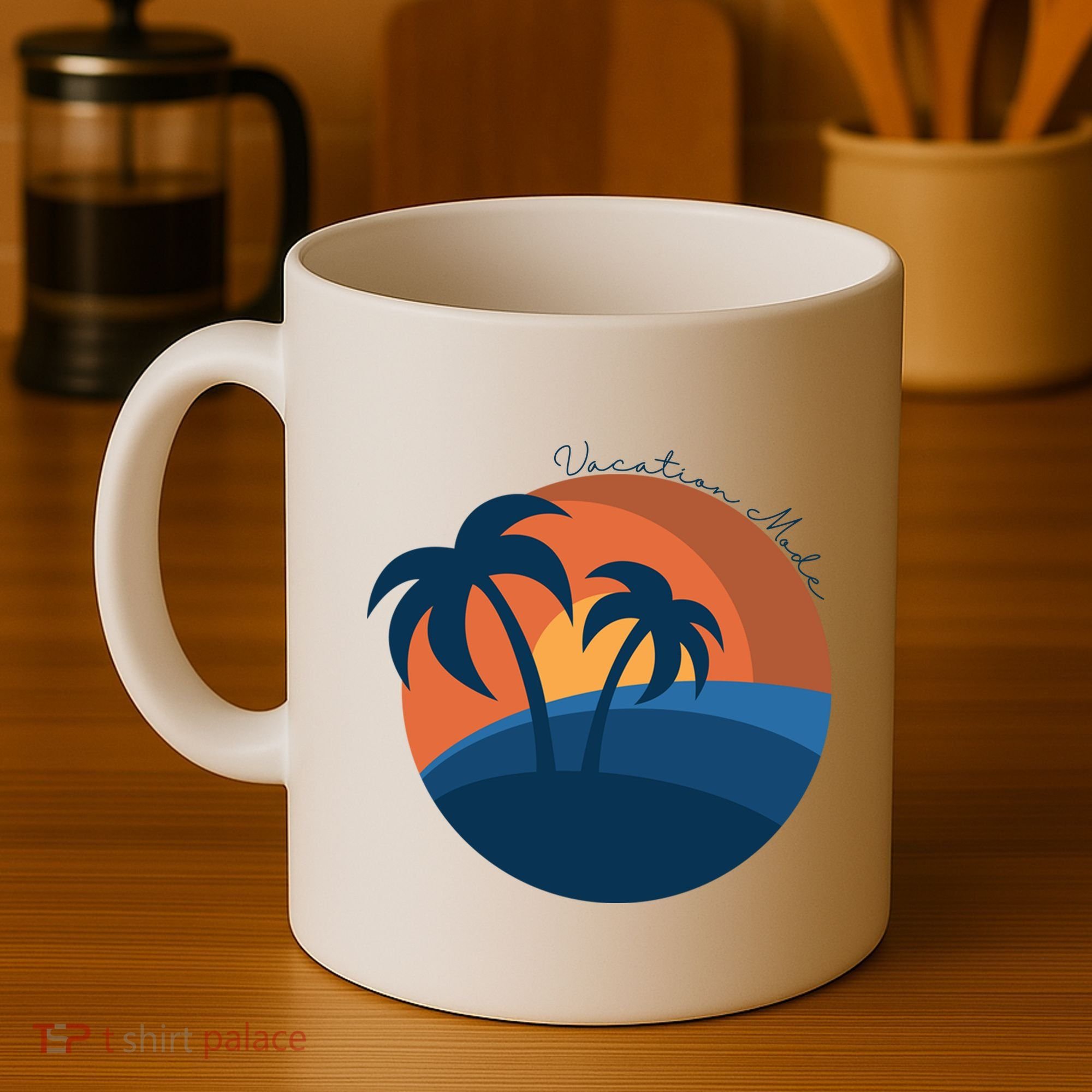 Vacation Mode Sunset Beach Coffee Mug