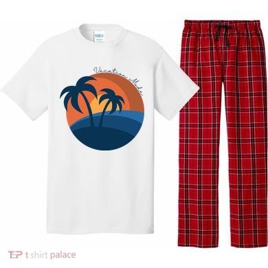 Vacation Mode Sunset Beach Pajama Set