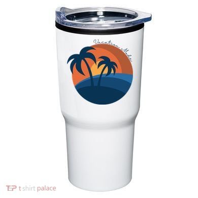 Vacation Mode Sunset Beach Tumbler
