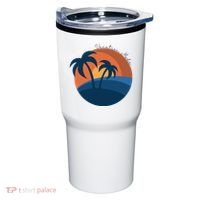 Vacation Mode Sunset Beach Tumbler thumb 0