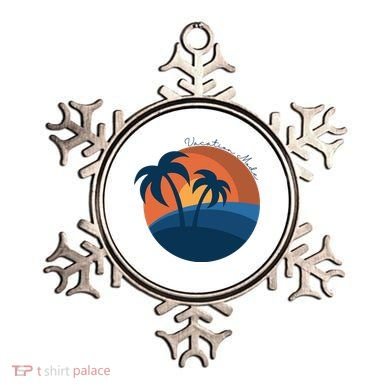 Vacation Mode Sunset Beach Ornament