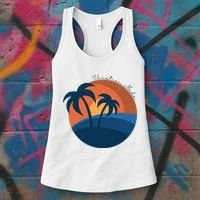 Vacation Mode Sunset Beach Women's Tank Top thumb 3
