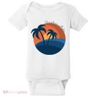 Vacation Mode Sunset Beach Baby Bodysuit thumb 0