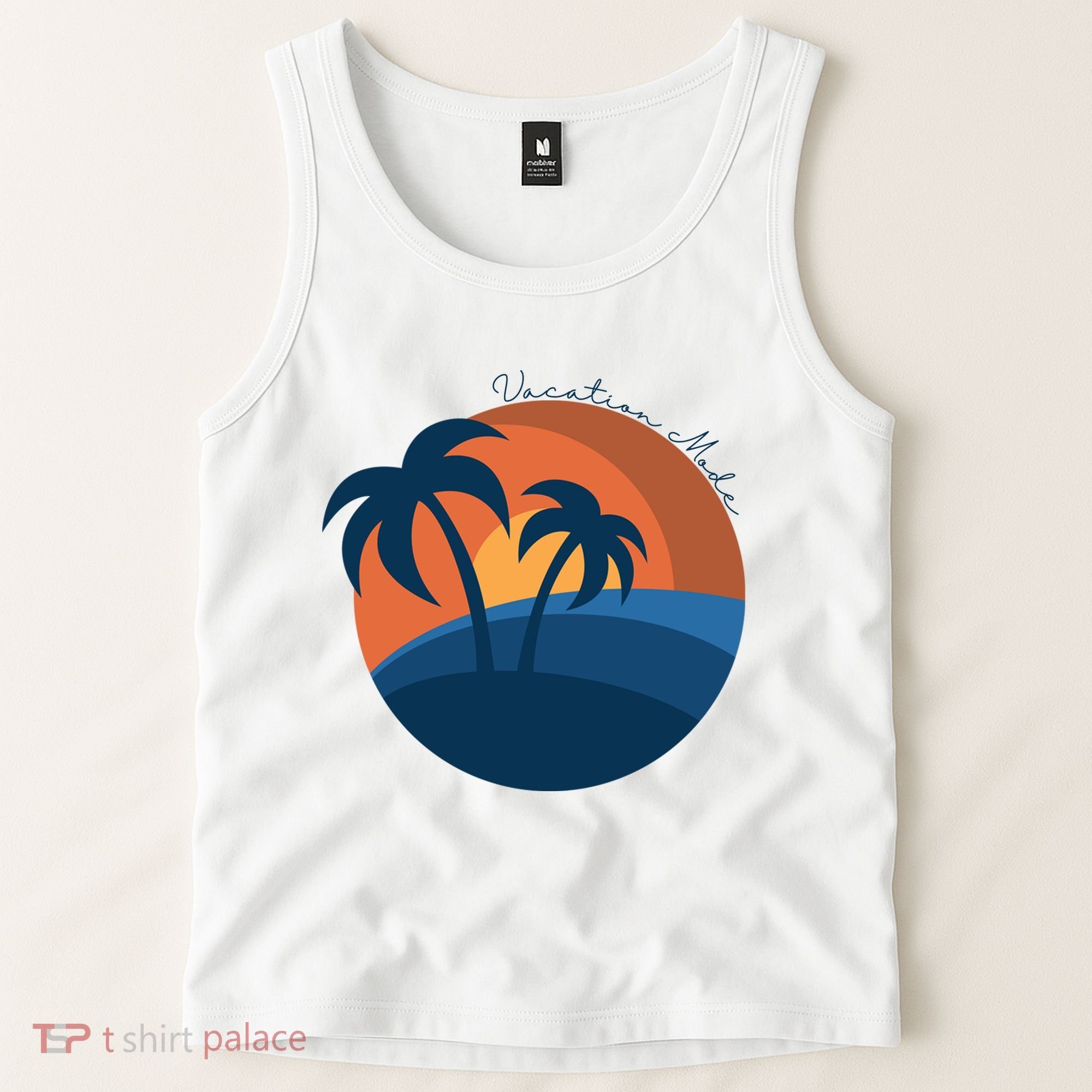 Vacation Mode Sunset Beach Tank Top