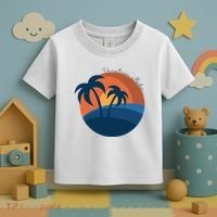 Vacation Mode Sunset Beach Toddler T-Shirt thumb 3