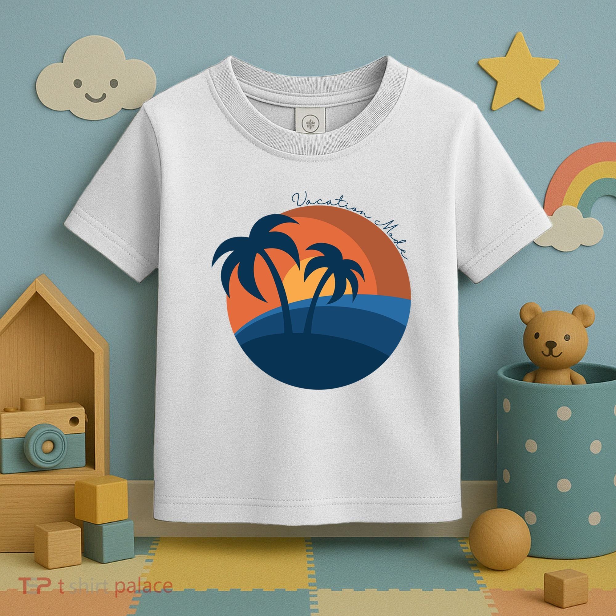 Vacation Mode Sunset Beach Toddler T-Shirt