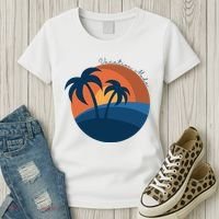 Vacation Mode Sunset Beach Women's T-Shirt thumb 3