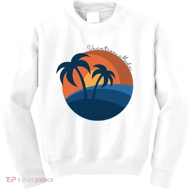 Vacation Mode Sunset Beach Kids Sweatshirt