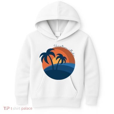 Vacation Mode Sunset Beach Kids Hoodie