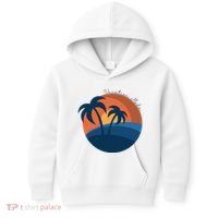 Vacation Mode Sunset Beach Kids Hoodie thumb 0