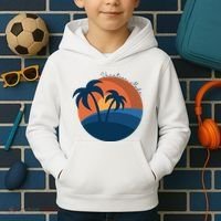 Vacation Mode Sunset Beach Kids Hoodie thumb 2