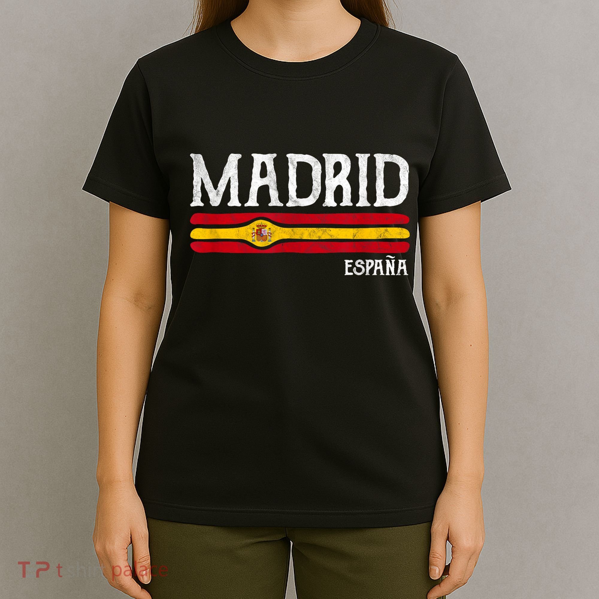Vintage Madrid Spain Souvenir Espana Gift T-Shirt