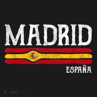 Vintage Madrid Spain Souvenir Espana Gift T-Shirt thumb 7