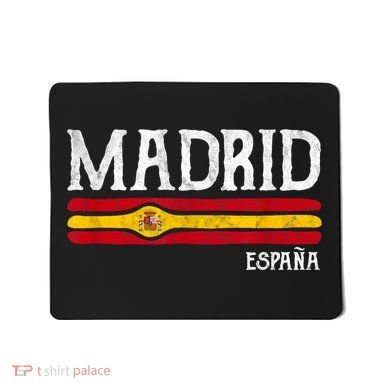 Vintage Madrid Spain Souvenir Espana Gift Mousepad