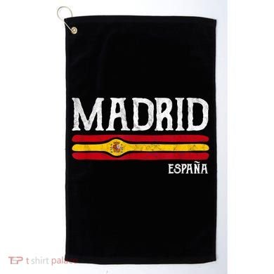 Vintage Madrid Spain Souvenir Espana Gift Golf Towel