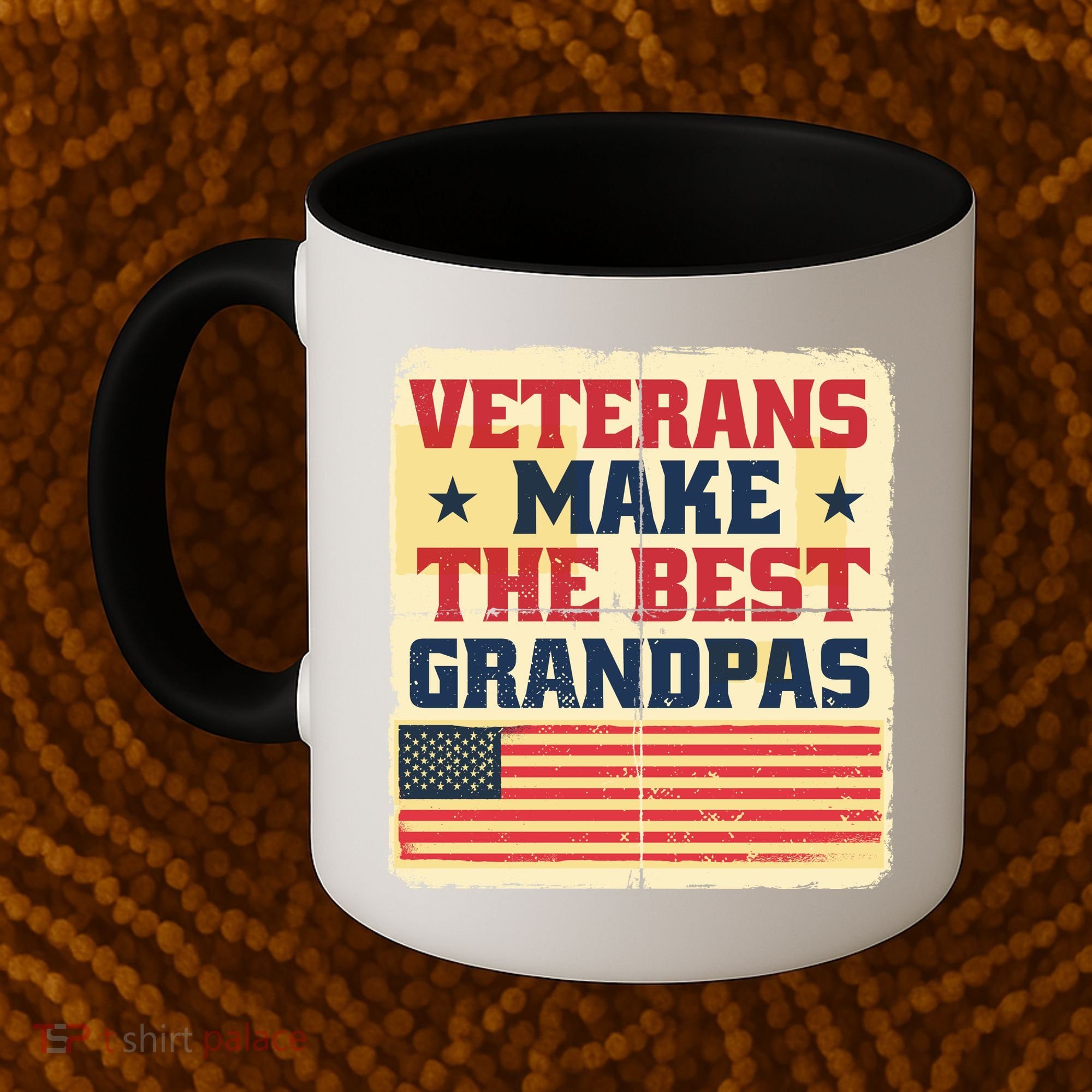 Veterans Make The Best Grandpas USA Coffee Mug